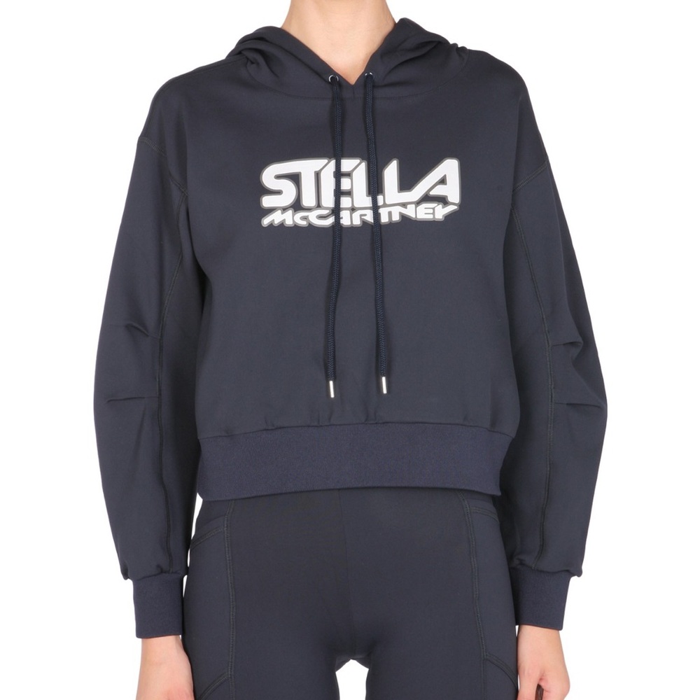 STELLA MCCARTNEY
SCUBA HOODED SWEATSHIRT AND LEGGINGS WITH LOGO PRINT SET